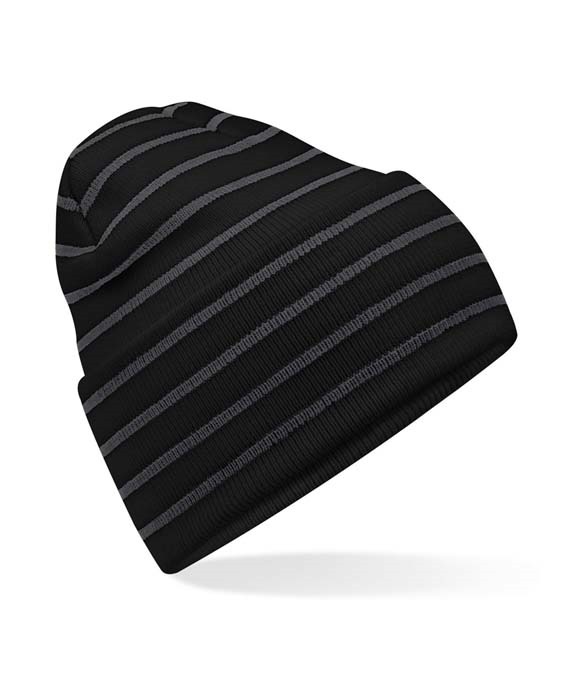 Original deep-cuffed striped beanie