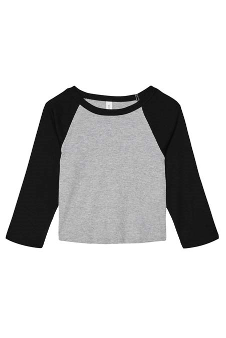 Women?s micro rib 3/4 raglan baby t-shirt