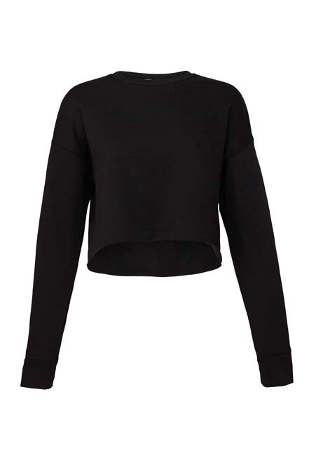 Women&#39;s cropped crew fleece