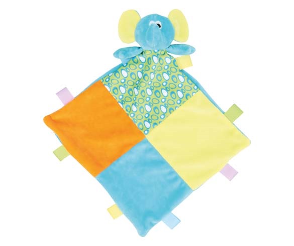 Baby multi-coloured comforter