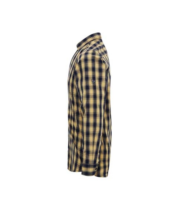 Mulligan check cotton long sleeve shirt