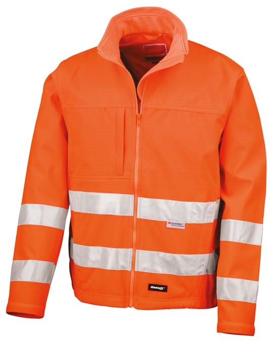 High-viz softshell jacket