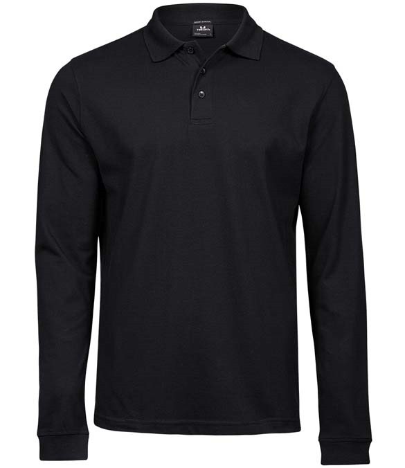 Tee Jays Luxury Stretch Long Sleeve Polo Shirt