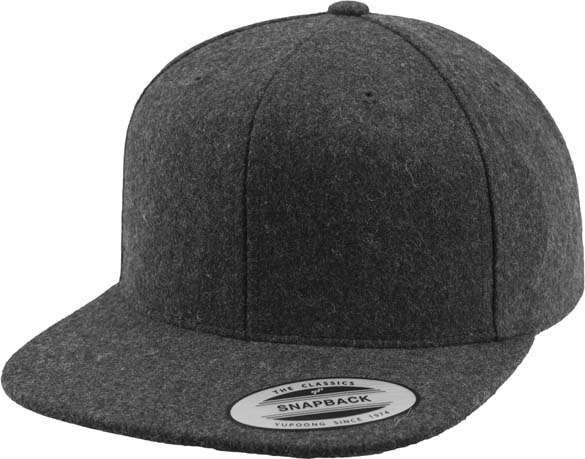 Melton wool snapback (6689M)