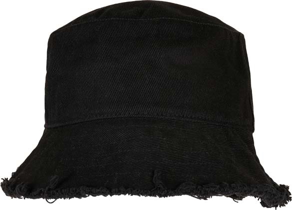 Open edge bucket hat