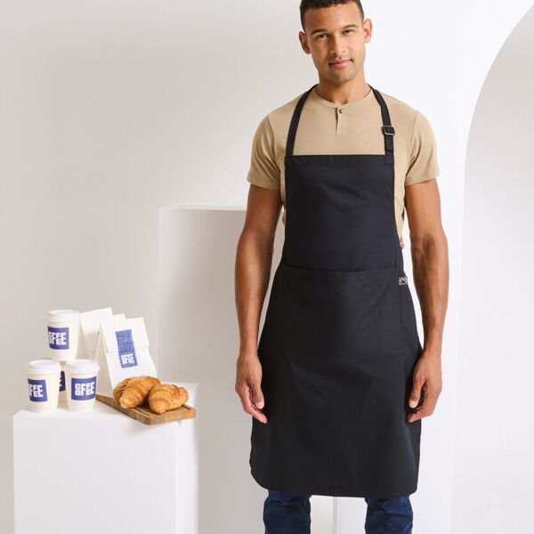 Cotton bib apron, organic and Fairtrade certified Thumbnail