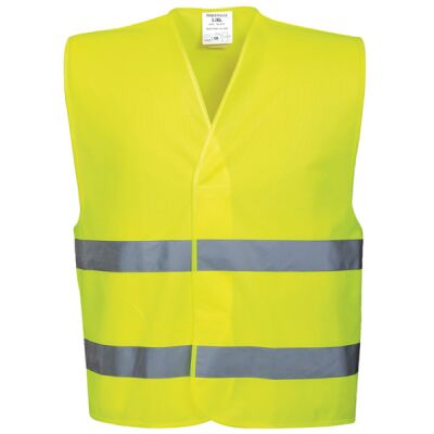 Hi-vis two-band vest (C474) Thumbnail