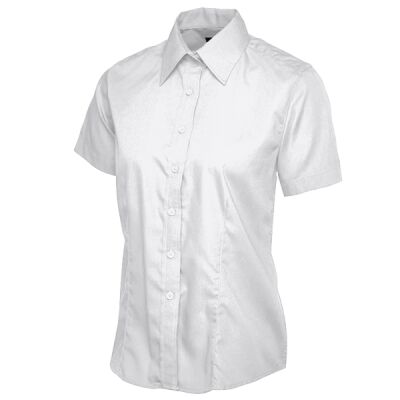 Ladies Poplin Half Sleeve Shirt Thumbnail